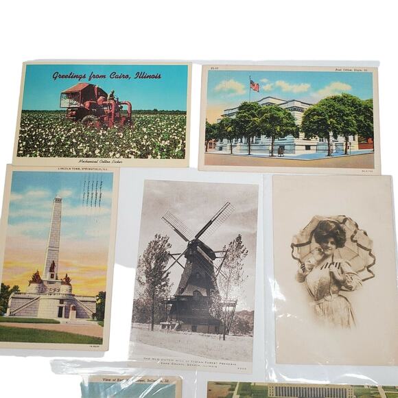 17 Chicago Postcard Lot Monument Edgewater Hotel Field Building Variety - Picture 7 of 10